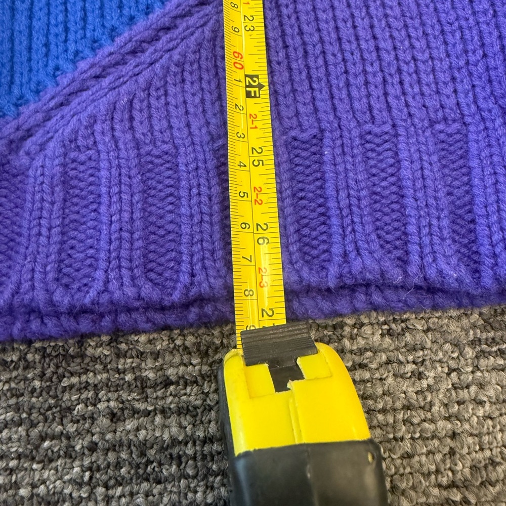 Burberry Multicolor Cable-Knit Turtleneck Sweater it’s a men’s XS EUC - Picture 8 of 11